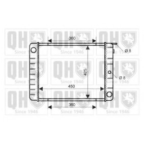 Achetez des Radiateur du moteur QUINTON HAZELL QER2369 à prix pour 149,23 €