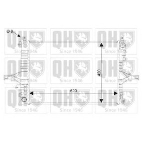 Achetez des Radiateur du moteur QUINTON HAZELL QER2371 à prix pour 375,45 €