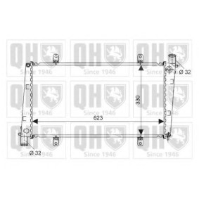 Achetez des Radiateur du moteur QUINTON HAZELL QER2375 à prix pour 269,07 €