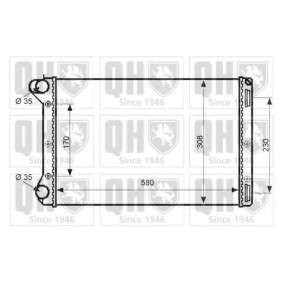 Achetez des Radiateur du moteur QUINTON HAZELL QER2387 à prix pour 269,07 €