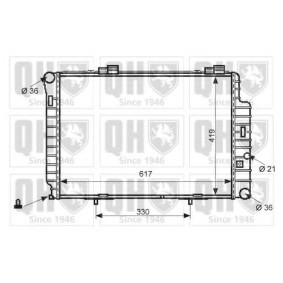 Kühler, Motorkühlung QER2425 von QUINTON HAZELL günstig für 240,01 € online kaufen