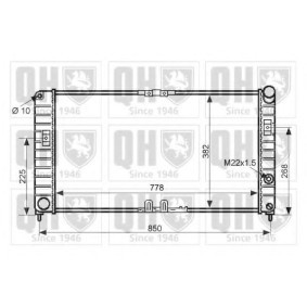 Achetez des Radiateur du moteur QUINTON HAZELL QER2457 à prix pour 792,21 €