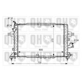 Achetez des Radiateur du moteur QUINTON HAZELL QER2463 à prix pour 283,37 €