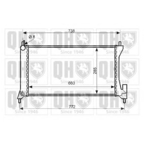 Achetez des Radiateur du moteur QUINTON HAZELL QER2469 à prix pour 288,04 €