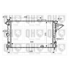 Achetez des Radiateur du moteur QUINTON HAZELL QER2473 à prix pour 109,34 €