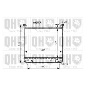 Achetez des Radiateur du moteur QUINTON HAZELL QER2503 à prix pour 280,25 €