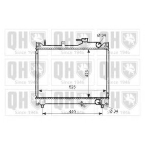 Achetez des Radiateur du moteur QUINTON HAZELL QER2507 à prix pour 309,73 €