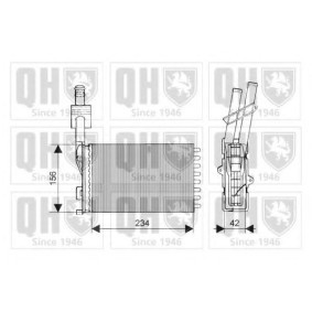 Achetez des Radiateur de chauffage QUINTON HAZELL QHR2003 à prix pour 128,35 €