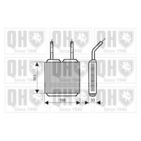 Achetez des Radiateur de chauffage QUINTON HAZELL QHR2026 à prix pour 111,06 €