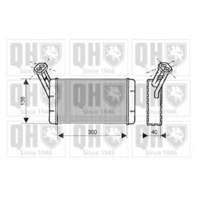 Achetez des Radiateur de chauffage QUINTON HAZELL QHR2031 à prix pour 183,51 €