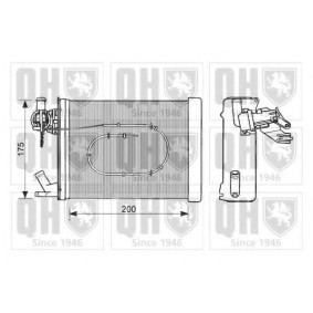 Acquista Scambiatore calore per riscaldamento abitacolo da QUINTON HAZELL QHR2062 a buon mercato per soli 121,90 €
