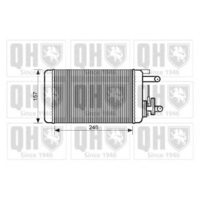 Acquista Scambiatore calore per riscaldamento abitacolo da QUINTON HAZELL QHR2067 a buon mercato per soli 121,90 €