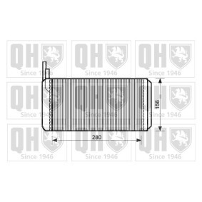 Acquista Scambiatore calore per riscaldamento abitacolo da QUINTON HAZELL QHR2077 a buon mercato per soli 47,01 €