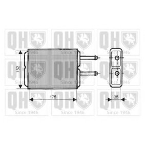 Achetez des Radiateur de chauffage QUINTON HAZELL QHR2081 à prix pour 340,13 €