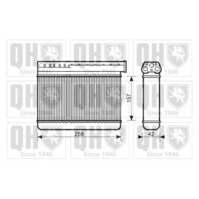 Achetez des Radiateur de chauffage QUINTON HAZELL QHR2106 à prix pour 77,90 €