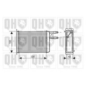 Achetez des Radiateur de chauffage QUINTON HAZELL QHR2110 à prix pour 31,05 €