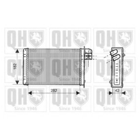 Achetez des Radiateur de chauffage QUINTON HAZELL QHR2111 à prix pour 178,45 €