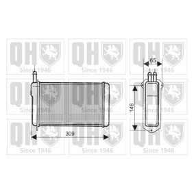 Achetez des Radiateur de chauffage QUINTON HAZELL QHR2129 à prix pour 111,06 €