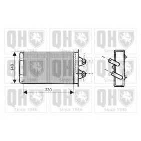 Achetez des Radiateur de chauffage QUINTON HAZELL QHR2130 à prix pour 31,05 €