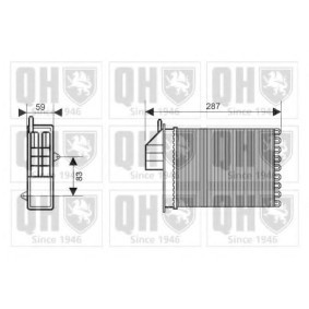 Acquista Scambiatore calore per riscaldamento abitacolo da QUINTON HAZELL QHR2173 a buon mercato per soli 144,24 €