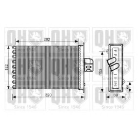 Achetez des Radiateur de chauffage QUINTON HAZELL QHR2199 à prix pour 145,77 €