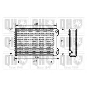 Acquista Scambiatore calore per riscaldamento abitacolo da QUINTON HAZELL QHR2202 a buon mercato per soli 144,24 €