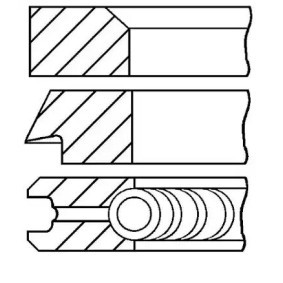 Comprar Juego de aros de pistón de GOETZE ENGINE 08-109100-00 a bajo precio de 18,51 €