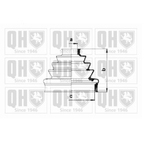 Acquista Kit cuffia, semiasse da QUINTON HAZELL QJB116 a buon mercato per soli 8,10 €