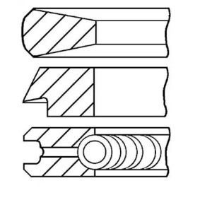 Kjøp Stempelringsett av GOETZE ENGINE 08-114400-00 til den lave prisen 431,83 NOK