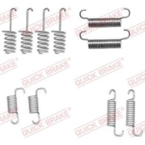 Köp Monteringssats för bromsbackar (parkeringsbroms) av QUICK BRAKE 105-0004 till det låga priset 70,77 kr
