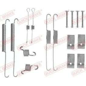 Compre Kit de acessórios, maxilas do travão de QUICK BRAKE online para ESCORT '95 Caixa (AVL) a preços moderados