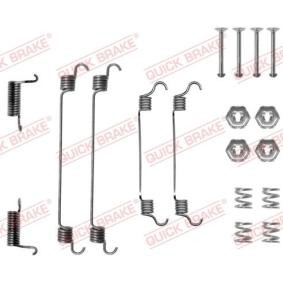 Compre Kit de acessórios, maxilas do travão da QUICK BRAKE 105-0737 a um preço baixo por 11,08 €