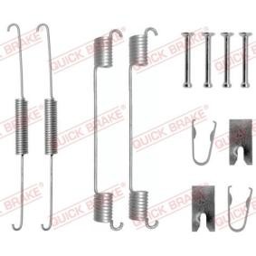Comprar Juego de accesorios, zapatas de freno de QUICK BRAKE 105-0781 a bajo precio de 8,80 €