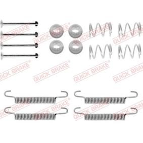 Comprar Juego de accesorios, zapatas de freno de estacionamiento de QUICK BRAKE 105-0791 a bajo precio de 4,78 €