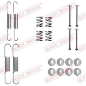 Comprar Juego de accesorios, zapatas de freno de estacionamiento de QUICK BRAKE 105-0880 a bajo precio de 4,85 €
