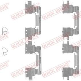 Osta QUICK BRAKE Jarrupalojen asennussarja netistä Camry Sedan (_V3_)-mallille edulliseen hintaan