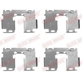 Comprar Kit de accesorios, pastillas de frenos de QUICK BRAKE 109-1760 a bajo precio de 8,78 €