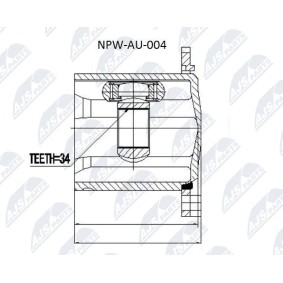 Compre Junta homocinética de NTY online para Touareg III (CR7, RC8) a precios moderados