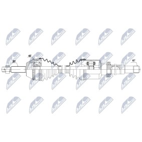 Acquista Semiasse da NTY NPW-FR-063 a buon mercato per soli 255,63 €