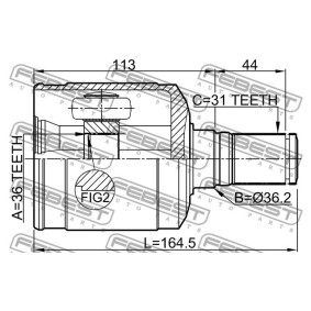 Achetez des Jeu de joints, arbre de transmission NTY NPW-MZ-047 à prix pour 80,00 €