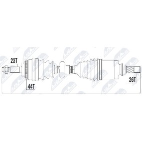 Antriebswelle von NTY NPW-RE-017