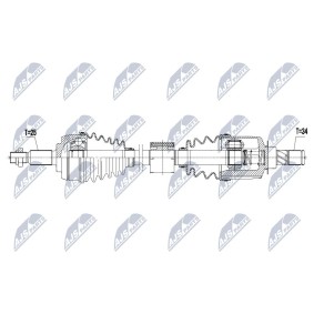 Acquista Semiasse da NTY NPW-RE-061 a buon mercato per soli 135,56 €