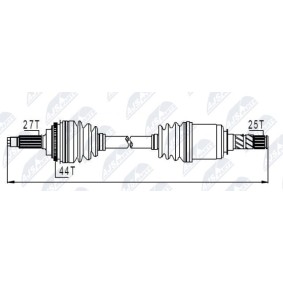 Acquista Semiasse da NTY NPW-SB-009 a buon mercato per soli 215,55 €