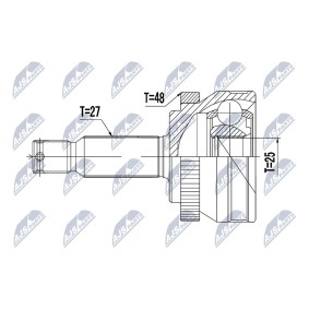 Gelenksatz, Antriebswelle NPZ-HY-517