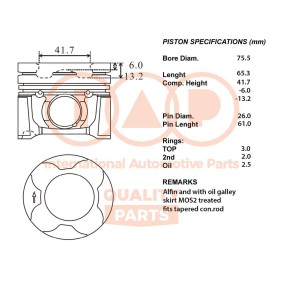 Kolben 100-11151 von IAP QUALITY PARTS günstig für 520,53 € online kaufen