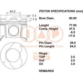 Kolben für SUZUKI von IAP QUALITY PARTS