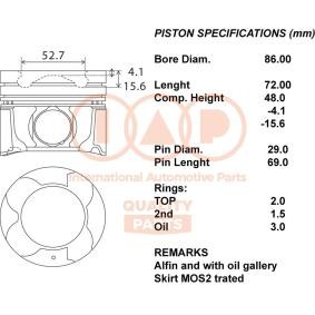 Kolben von IAP QUALITY PARTS für IS II (GSE2_, ALE2_, USE2_) günstig online kaufen