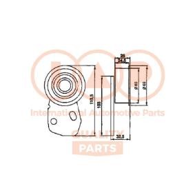 Compre Rolo tensor, correia dentada de IAP QUALITY PARTS online para PRELUDE I Coupé (SN) a preços moderados