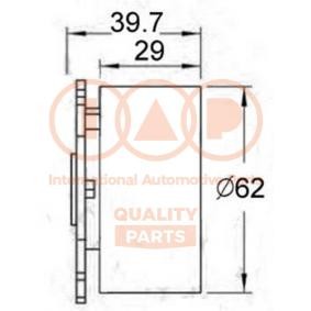 Compre Rolo tensor, correia dentada da IAP QUALITY PARTS 127-10045 a um preço baixo por 129,42 €