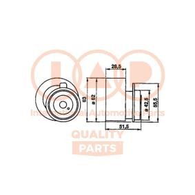 Acquista Rullo tenditore, cinghia dentata da IAP QUALITY PARTS 127-11022 a buon mercato per soli 91,64 €